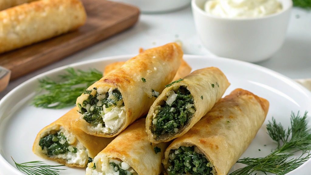 Cigares aux épinards et ricotta