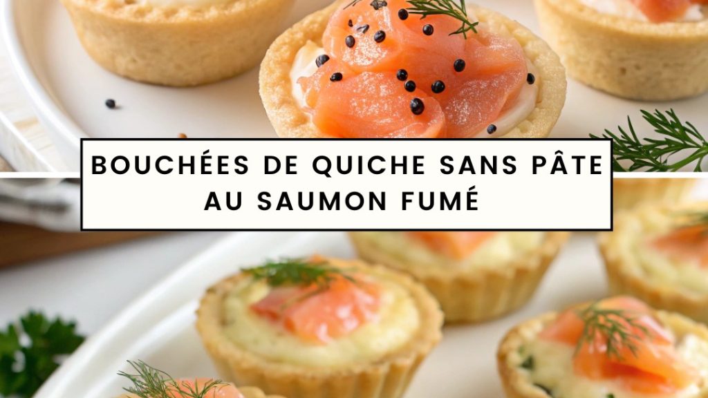 Quiche sans pâte au saumon fumé