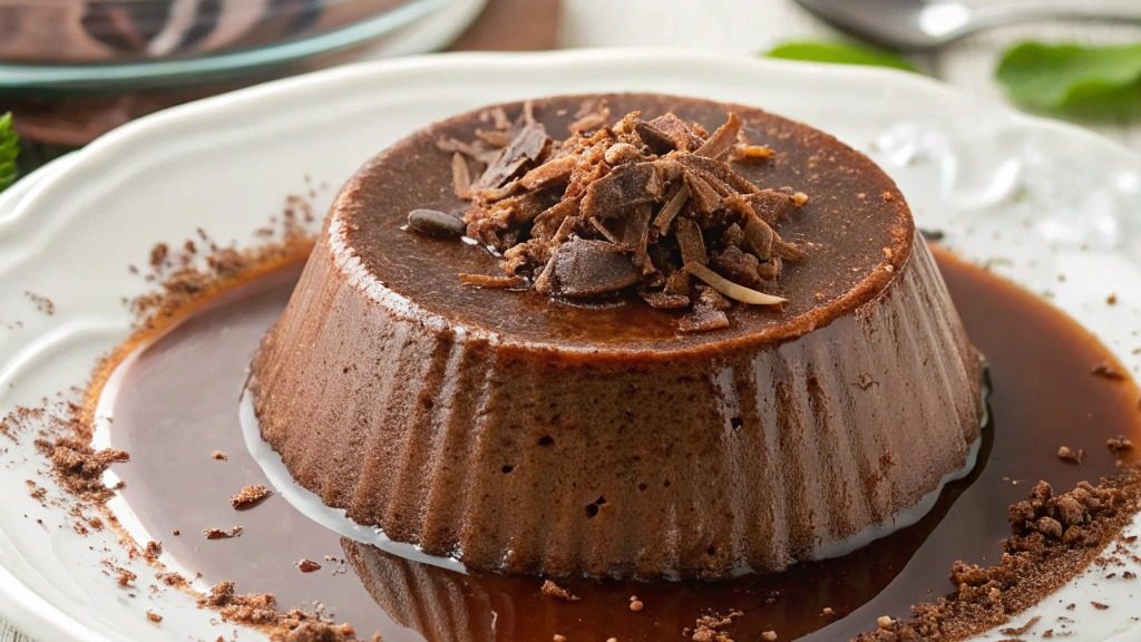 Flan au chocolat