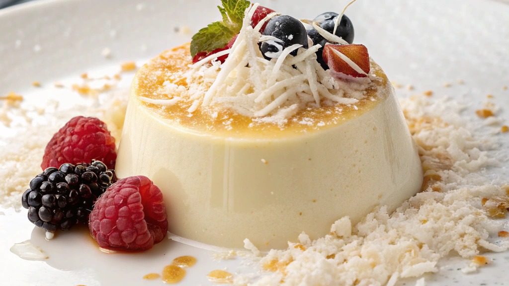 Panna cotta à la noix de coco