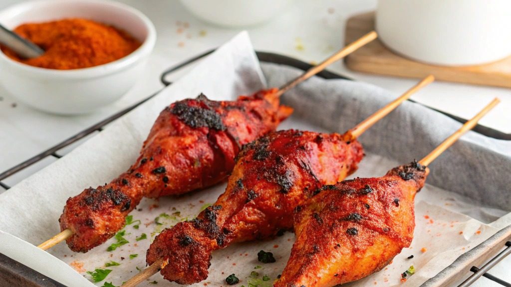 Pilons de poulet tandoori grillés