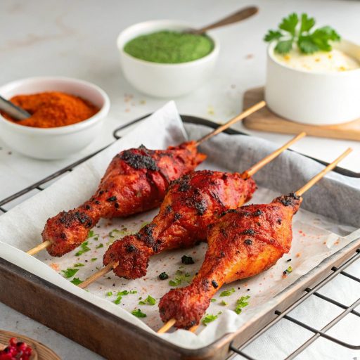 Pilons de poulet tandoori grillés