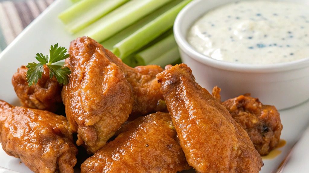 Pilons de poulet façon buffalo doux