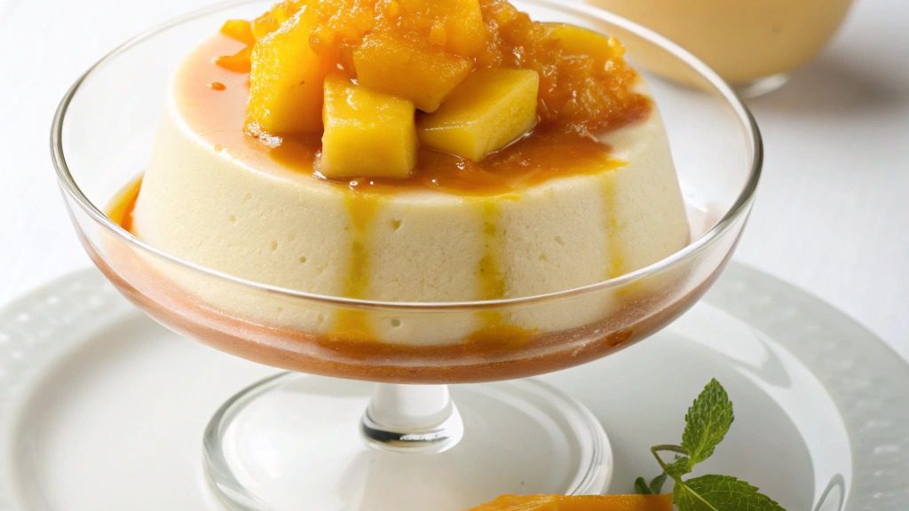 Panna cotta à la mangue