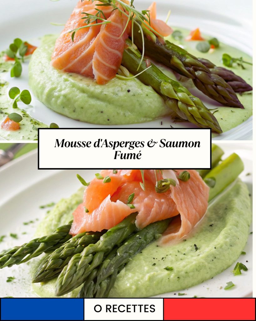 Mousse d’asperges & saumon fumé