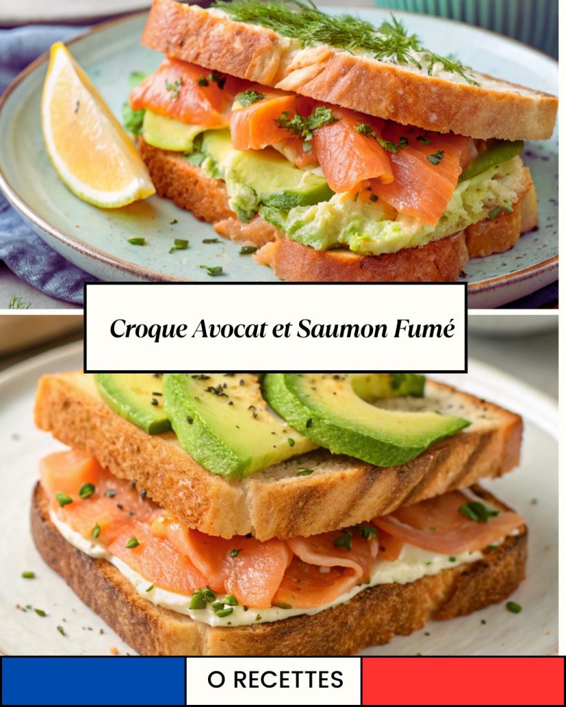 Croque avocat et saumon fumé : croustillant, fondant et ultra frais 🥑🍣💚