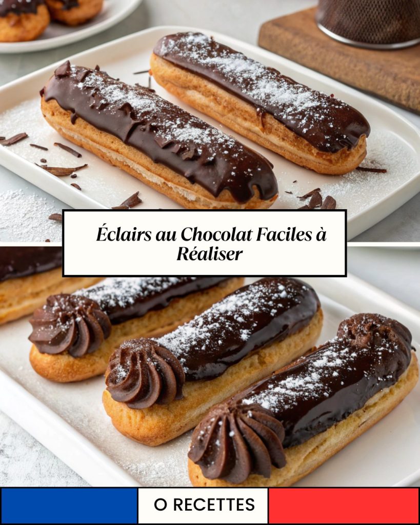 Éclairs au chocolat faciles