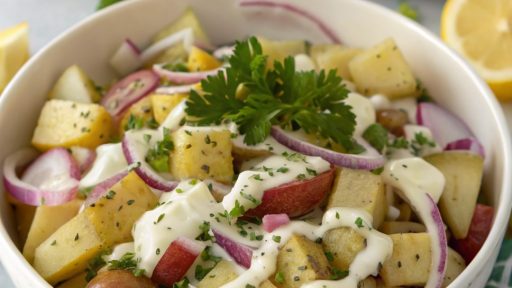 Salade de pommes de terre & cornichons à l’ancienne