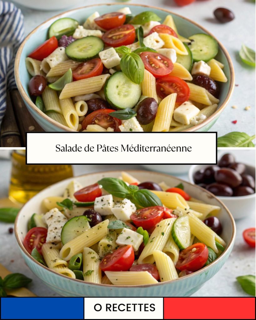 Éveillez vos papilles avec notre Salade de Pâtes Méditerranéenne